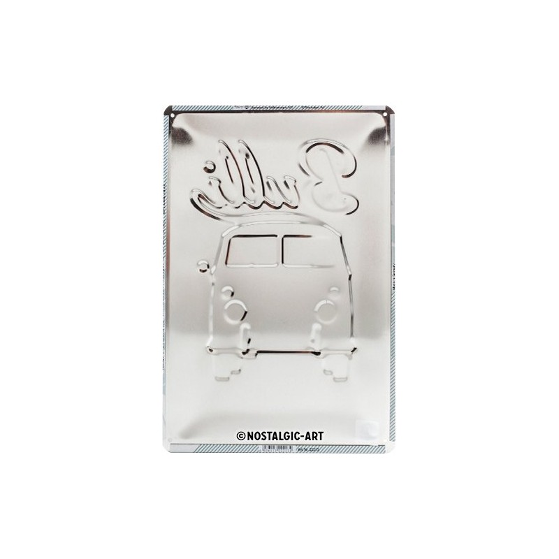 Décoration Plaque en métal Vintage "Good things are ahead of you" 20x30cm