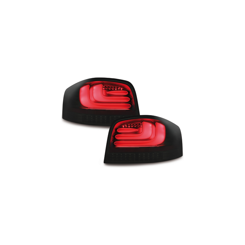 Feux Audi A3 8P Full Led noir fumé à clignotants dynamique