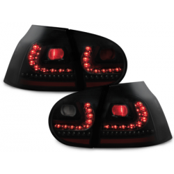 Feux arrière Golf 5 Noir à Clignotants Dynamique