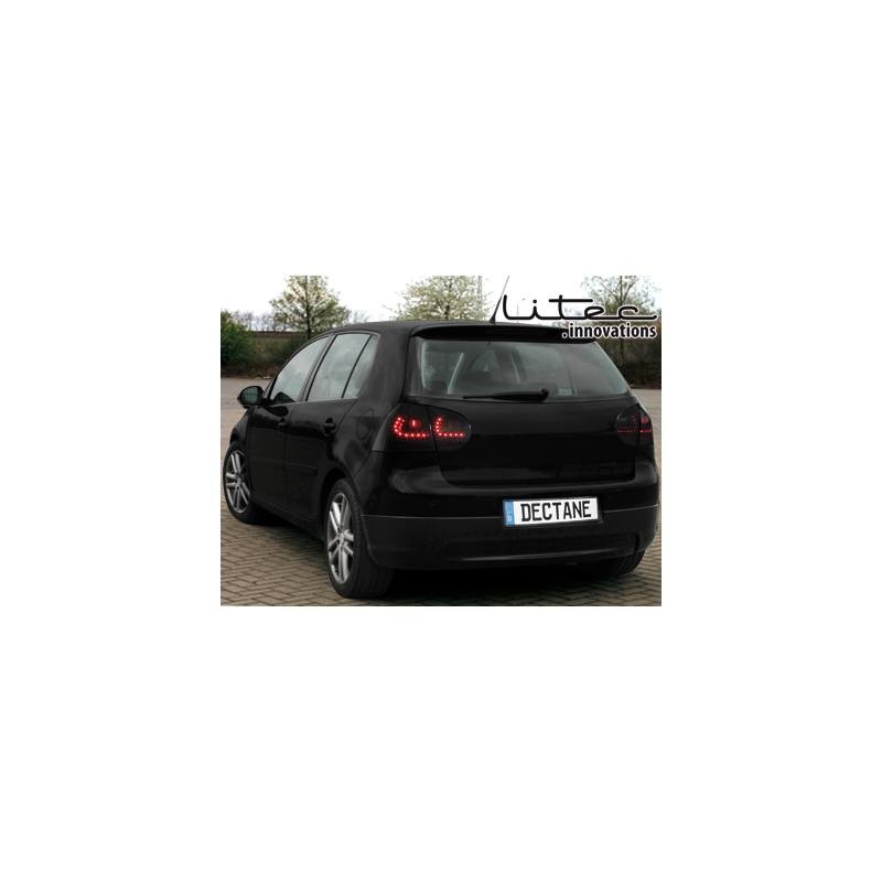 Feux arrière Golf 5 Noir à Clignotants Dynamique