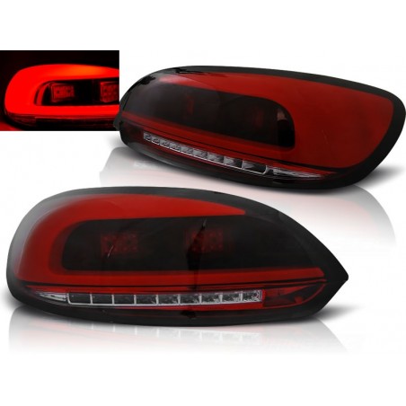 Feux arrière Rouge clair LED BAR Vw SCIROCCO (2008 - 2015)