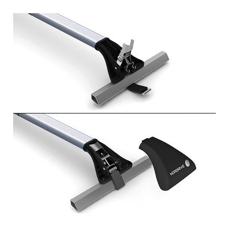 Barres de toit "Snap" Acier pour Peugeot 306 Break Barres de toit "Snap" Acier pour Peugeot 306 Break