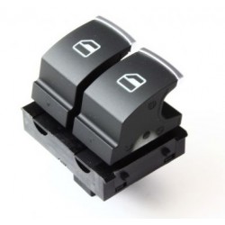Bouton lève vitre double avec insert chromé - 5K3959857CXSH