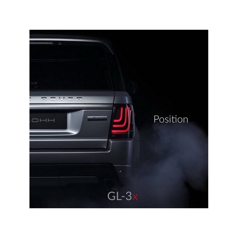 Glohh LED LightBar Taillights suitable for Range Rover Sport L320 (2005-2013) GL-3x Dynamic Smoke