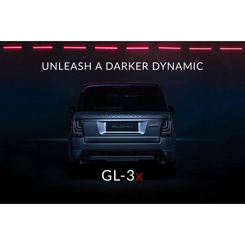 Glohh LED LightBar Taillights suitable for Range Rover Sport L320 (2005-2013) GL-3x Dynamic Smoke