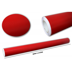 3d Carbon fiber film textured - car vinyl 30 meters