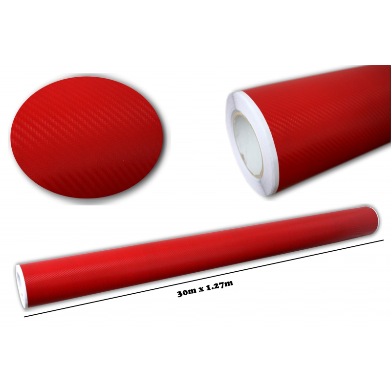 3d Carbon fiber film textured - car vinyl 30 meters