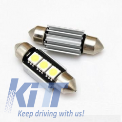 License Plate Festoon Led 3 SMD CanBus