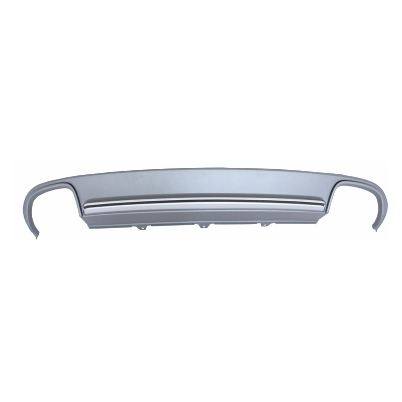 Suitable for AUDI A4 B8 Sedan Facelift (2012-up) Rear Bumper Valance Diffuser & Exhaust Tips S4 Design
