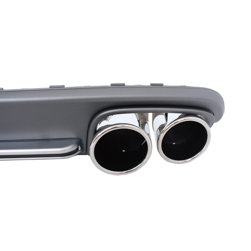 Suitable for AUDI A4 B8 Sedan Facelift (2012-up) Rear Bumper Valance Diffuser & Exhaust Tips S4 Design