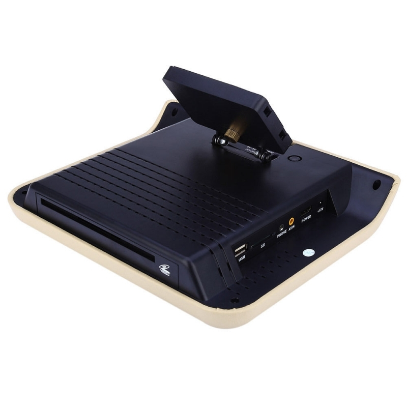 Universal 9 Inch Car Headrest DVD Player HDMI LCD Screen Backsuitable for SEAT Monitor Beige