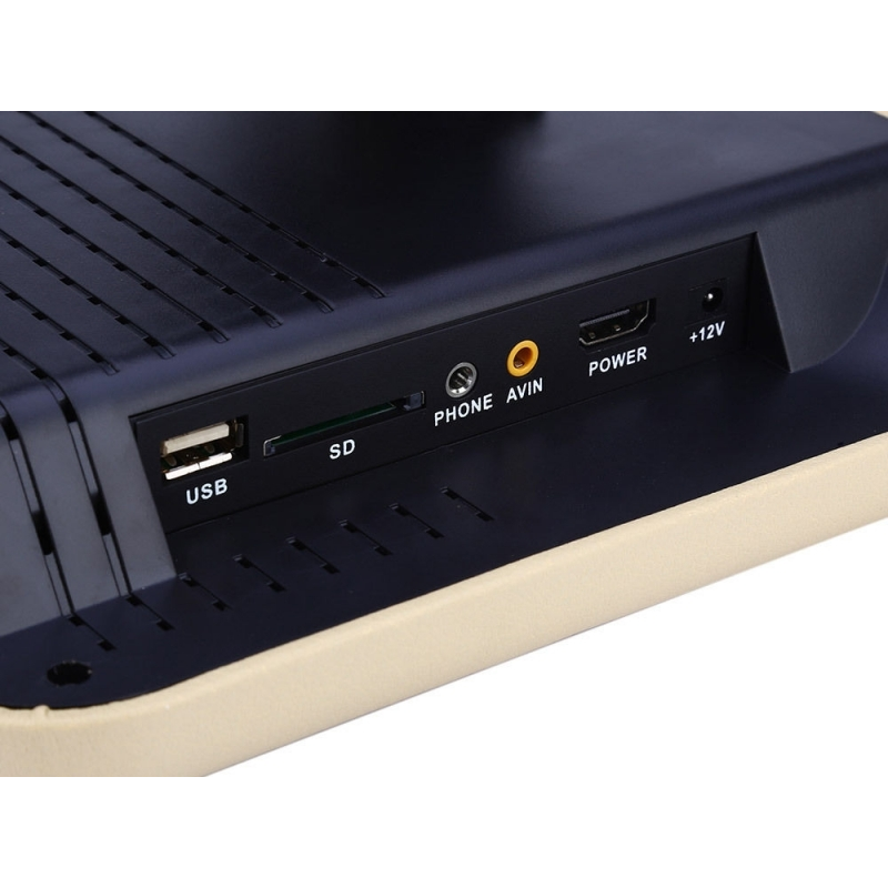 Universal 9 Inch Car Headrest DVD Player HDMI LCD Screen Backsuitable for SEAT Monitor Beige