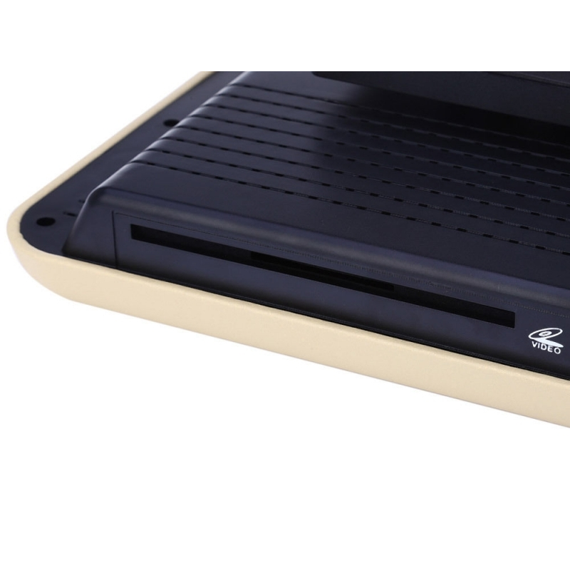 Universal 9 Inch Car Headrest DVD Player HDMI LCD Screen Backsuitable for SEAT Monitor Beige