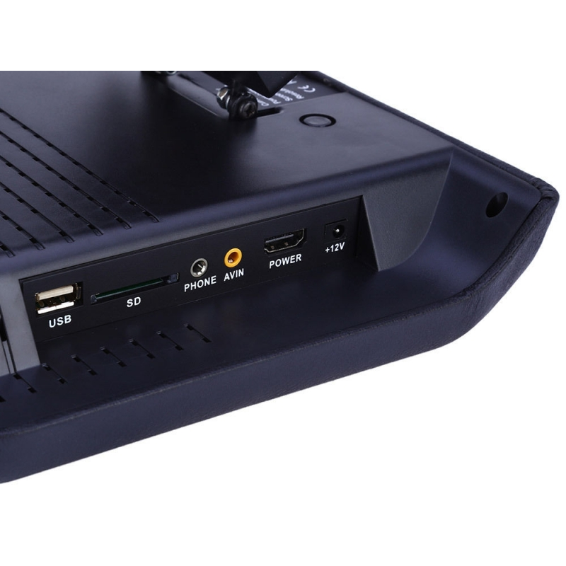 Universal 9 Inch Car Headrest DVD Player HDMI LCD Screen Backsuitable for SEAT Monitor -Black