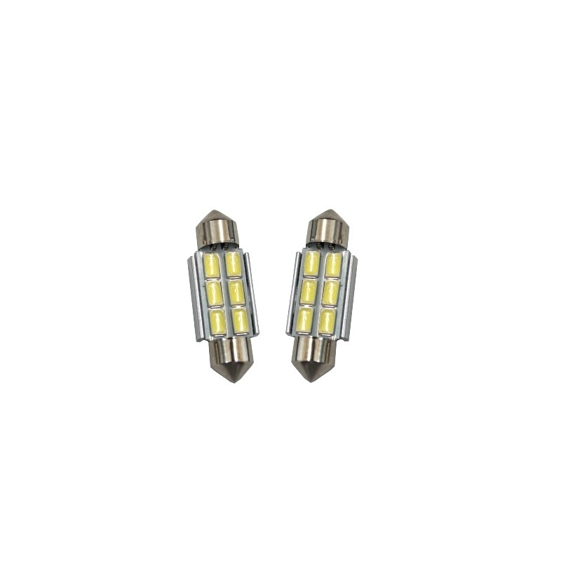 License Plate Festoon Led 6 SMD CanBus 5630 12V 36mm