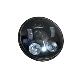 5.75 Inch Motorcycle CREE LED Headlight Angel Eye Halo DRL  