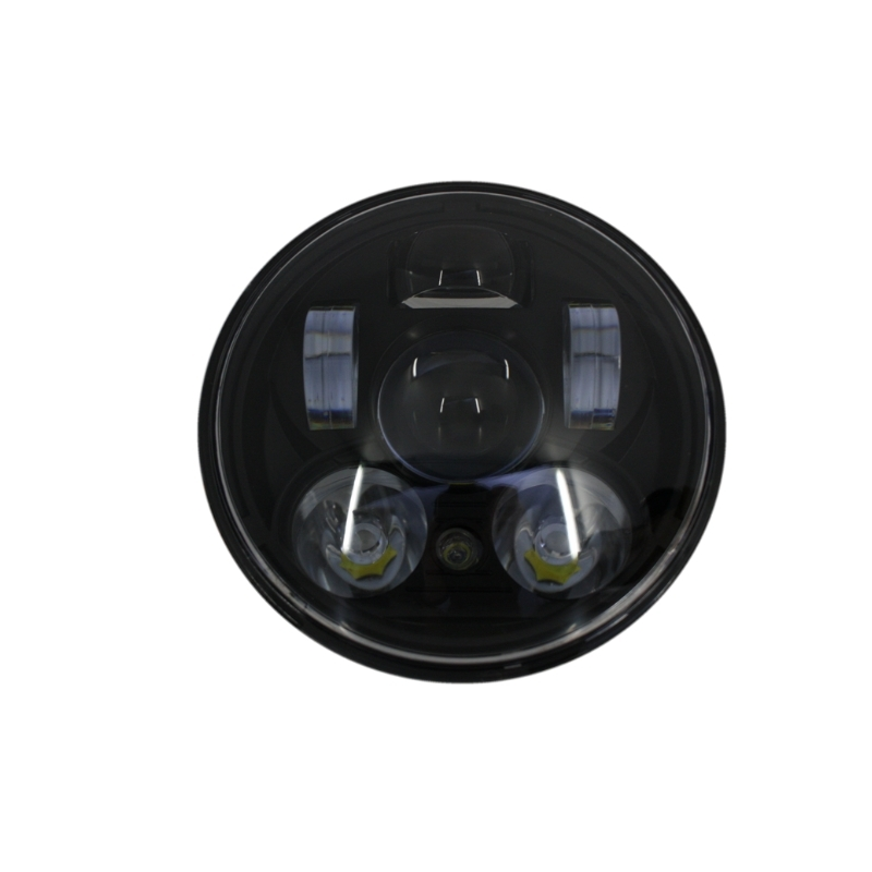 5.75 Inch Motorcycle CREE LED Headlight Angel Eye Halo DRL  