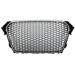 Badgeless Front Grille suitable for AUDI A4 B8 Facelift (2012-2015) RS Design With and Without PDC