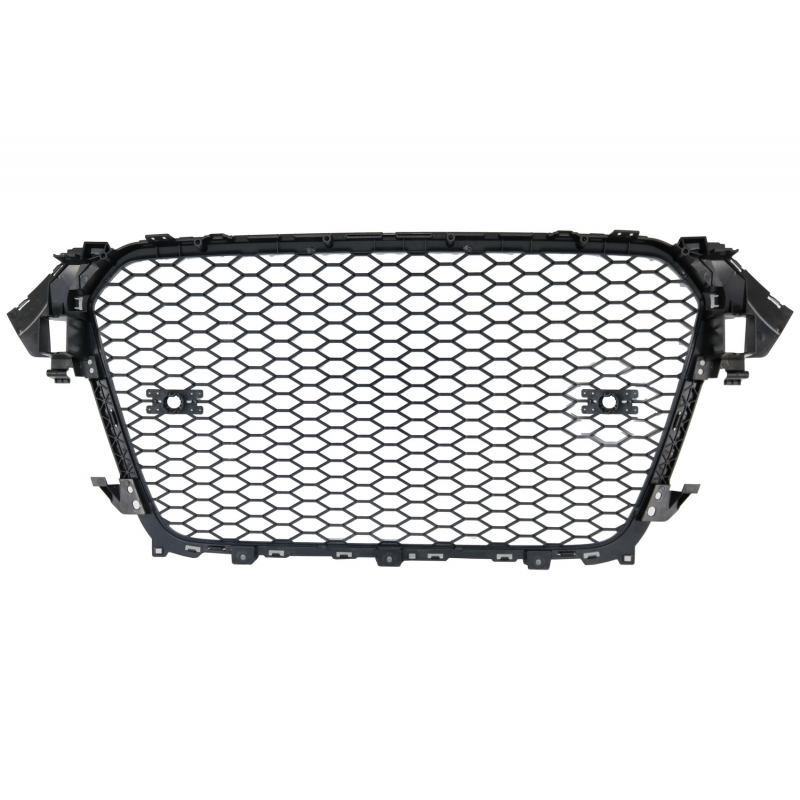 Badgeless Front Grille suitable for AUDI A4 B8 Facelift (2012-2015) RS Design With and Without PDC