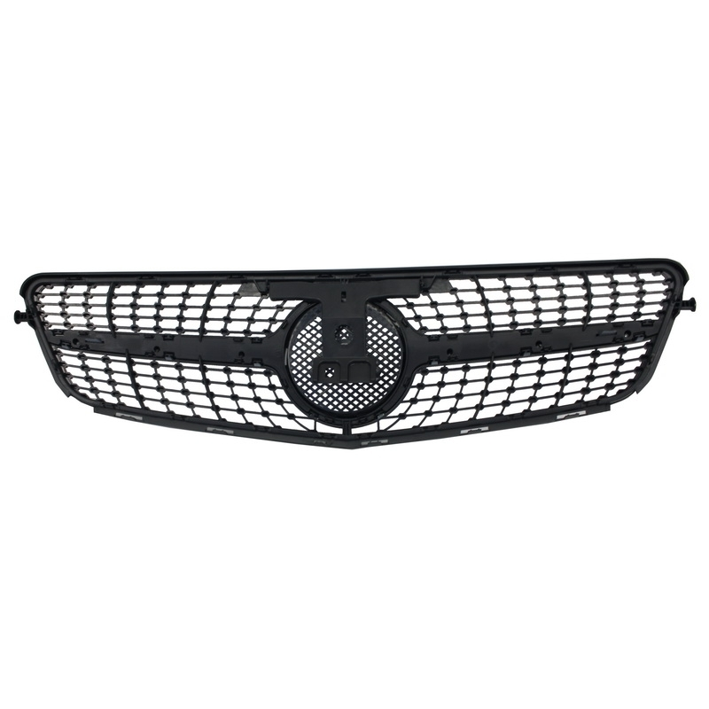 Front Grille suitable for MERCEDES Benz C-Class C63 AMG Design W204 S204 Limousine Station Wagon (2007-2014) Sport Silver