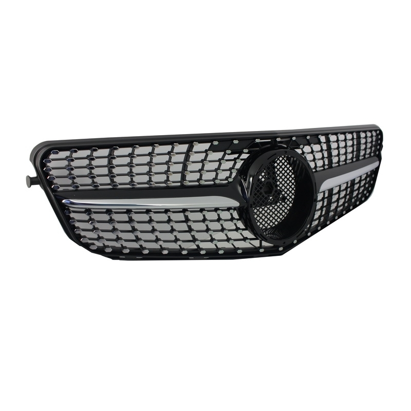 Front Grille suitable for MERCEDES Benz C-Class C63 AMG Design W204 S204 Limousine Station Wagon (2007-2014) Sport Black