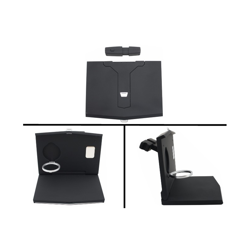 Universal Auto Headrest Desk Laptop Folding Tray Table Worktop Cup Stand Car Back suitable for SEAT