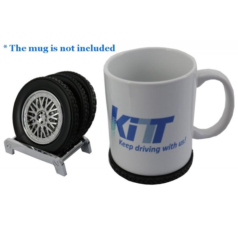 Tire Shape Coaster Tire Wheel Gift Set