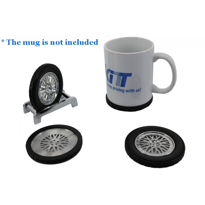 Tire Shape Coaster Tire Wheel Gift Set