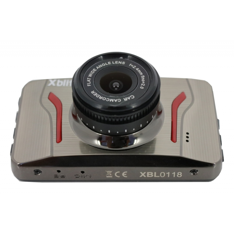 Xblitz Ghost Dash Camera Dashboard Recorder Full HD 1920x1080P, 2 Inch Screen, 120 Degrees Lens, Gold