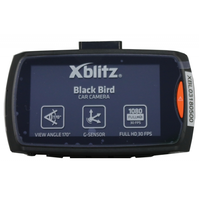 Xblitz Dash Camera Dashboard Recorder DVR Xblitz Black Bird Full HD 1920x1080P, 2.7 Inch Screen, 170 Degrees Lens, Black