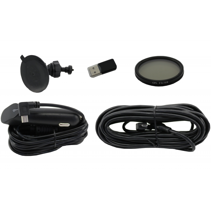 Xblitz Dash Dual Camera Front and Rear Dashboard Recorder DVR Professional P600 Full HD 1920x1080P, 2,7 Inch, 165 Degrees Lens, 