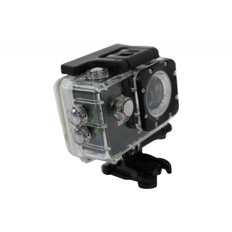 Xblitz Action Camera 4k Full HD 1920x1080P, 2 Inch Screen, 170 Degrees Lens, With Wi-Fi, Waterproof, Black