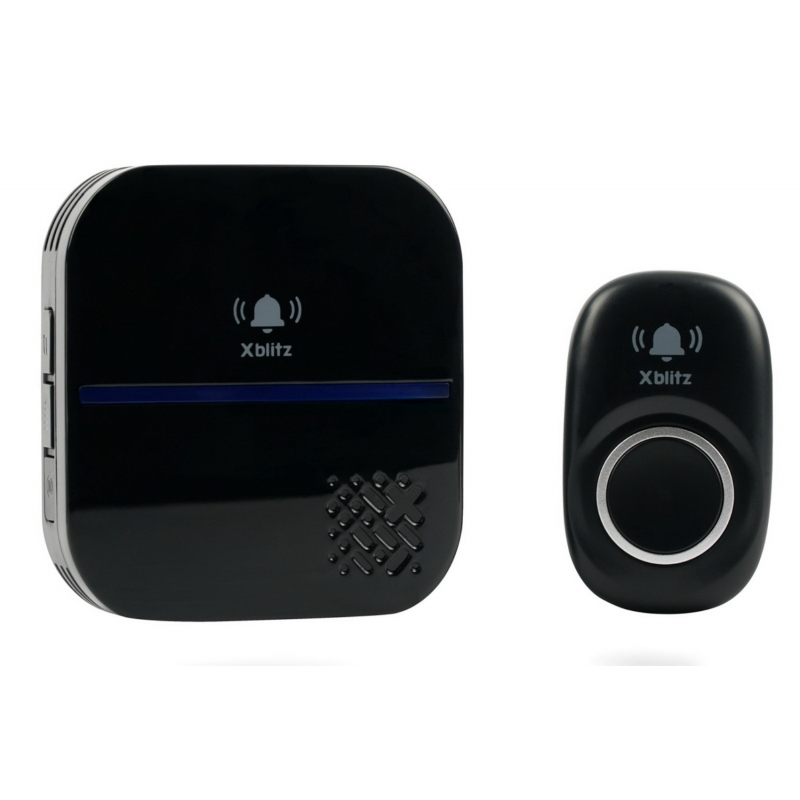Xblitz Kinetic Black Wireless Doorbell Black