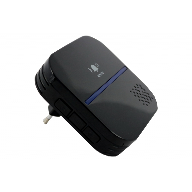 Xblitz Kinetic Black Wireless Doorbell Black