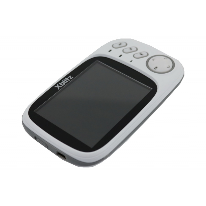 Xblitz Kinder Electronic Nanny Baby Monitor, Wireless, 2,4 GHZ, 3.2 Inch TFT LCD Screen , Night Vision, Bidirectional Communicat