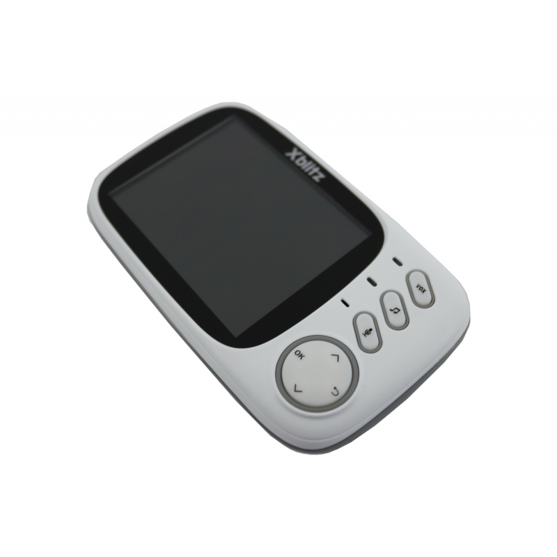 Xblitz Kinder Electronic Nanny Baby Monitor, Wireless, 2,4 GHZ, 3.2 Inch TFT LCD Screen , Night Vision, Bidirectional Communicat