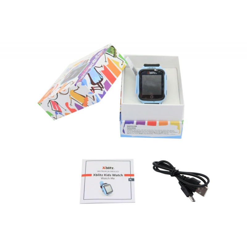 Xblitz Kids Watch GPS Watch Me Smart Watch Blue