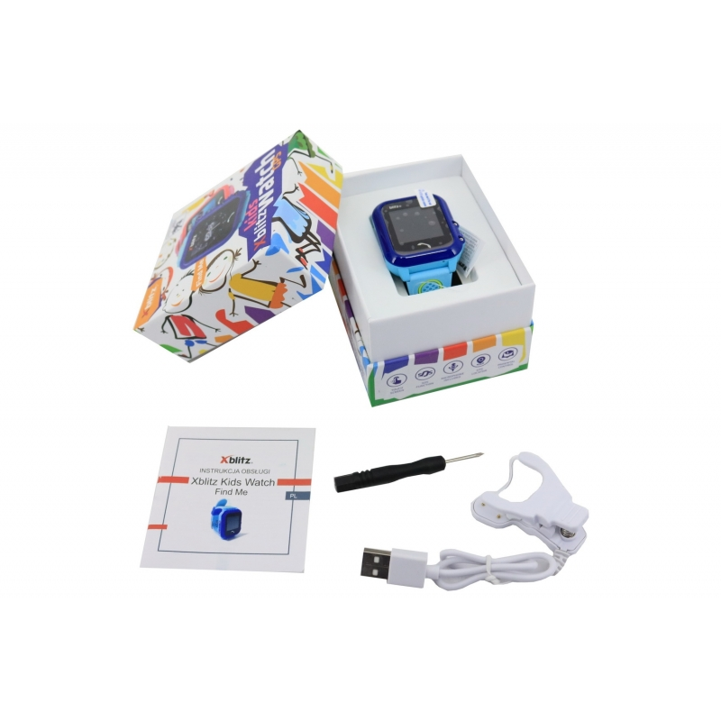 Xblitz Kids Watch GPS Find Me Interactive SMARTWATCH Blue
