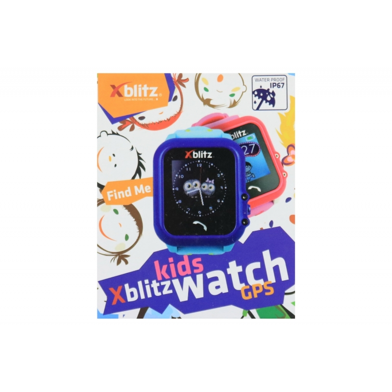 Xblitz Kids Watch GPS Find Me Interactive SMARTWATCH Blue