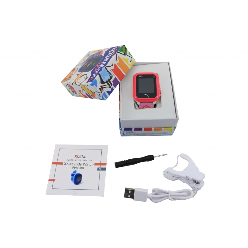 Xblitz Kids Watch With GPS Find Me SMARTWATCH Pink