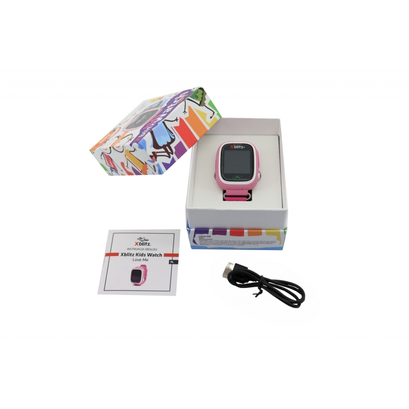 Xblitz Kids Watch With GPS Love Me Smart Watch Pink