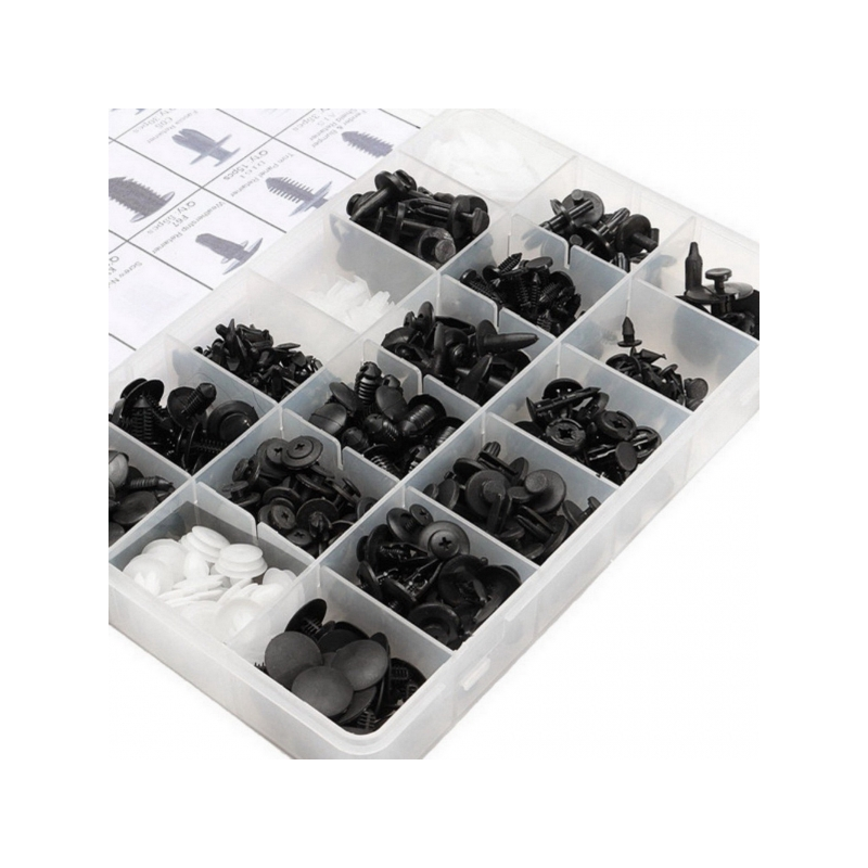 Auto Clips Plastic fasteners Kit 415 pcs