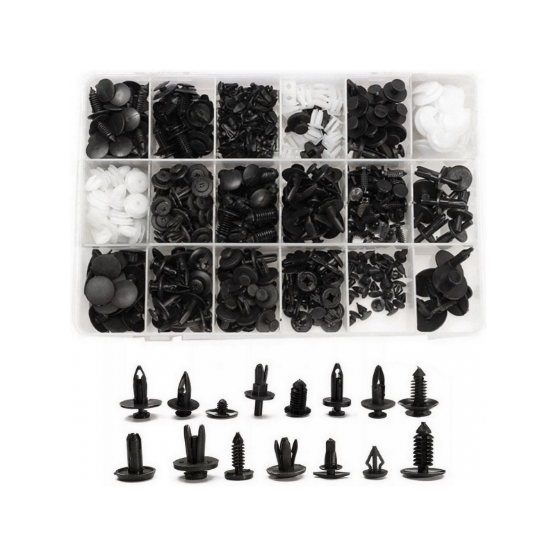 Auto Clips Plastic fasteners Kit 415 pcs
