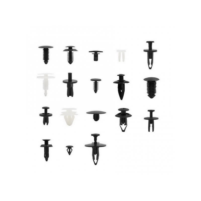 Auto Clips Plastic fasteners Kit 415 pcs