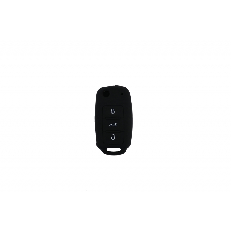Silicone Car Key Cover Volkswagen (2009-2013) Black