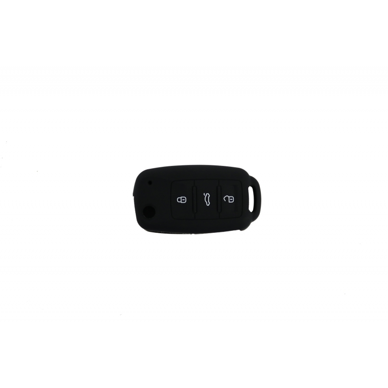 Silicone Car Key Cover Volkswagen (2009-2013) Black
