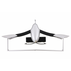 Multifunctional Detachable Car Coat Hanger Headrest and Foldable Gray