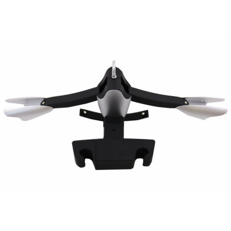 Multifunctional Detachable Car Coat Hanger Headrest and Foldable Gray Multifunctional Detachable Car Coat Hanger Headrest and Foldable Gray