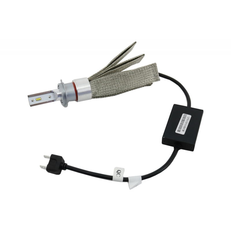 LED Headlights Bulbs Lumileds Z ES 6000K H7 Can-Bus 360, 50 W, 4000 Lumens, Adjustable Metal Socket