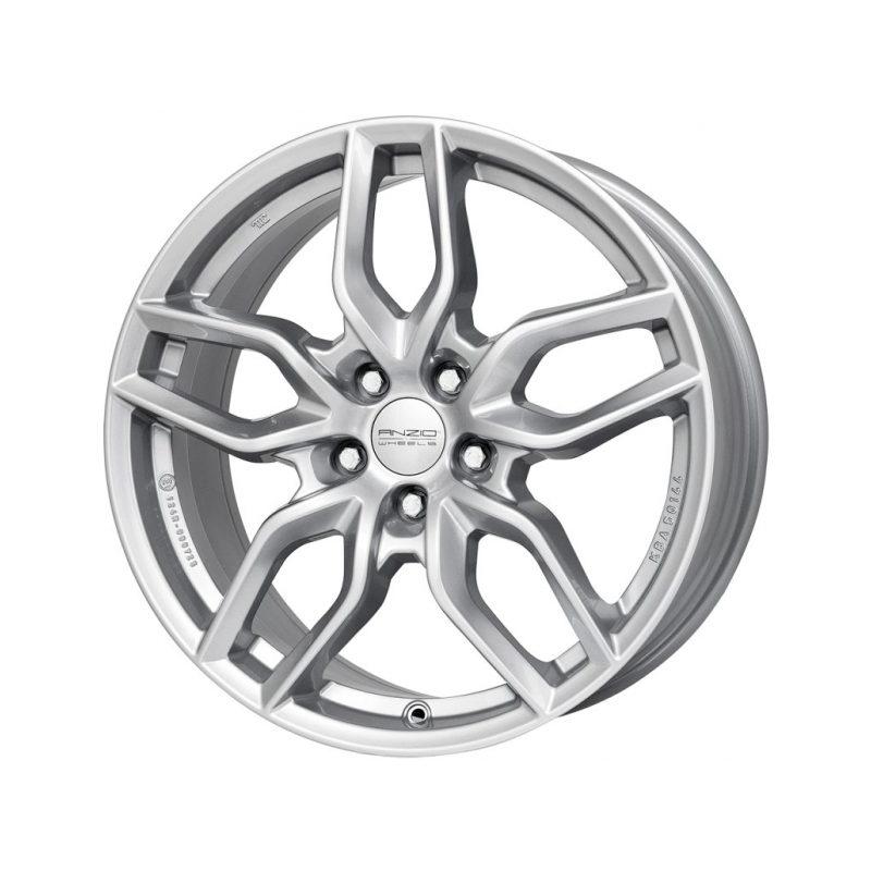 Alloy wheels ANZIO Spark 17, 7.5, 5, 112, 37, 66.6, Hyper Silver, 